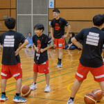 【バスケ塾 東区校に長岡選手が来てくれました】